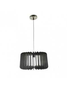 Ebony Pendant 1xe27 Coffee Wood Regx40x40 Cm