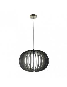 Elm Pendant 1xe27 Coffee Wood Regx45x45 Cm