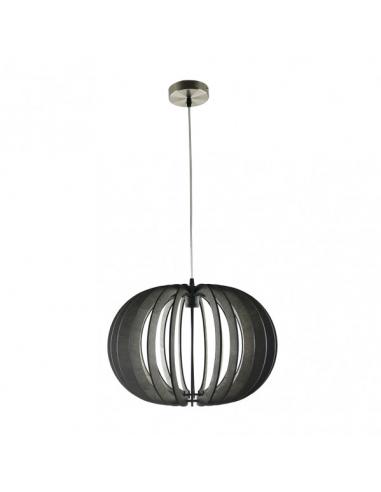 Elm Pendant 1xe27 Coffee Wood Regx45x45 Cm