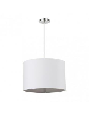 Chanza Pendant 1xe27 Chrome/white Regx30x30 Cm