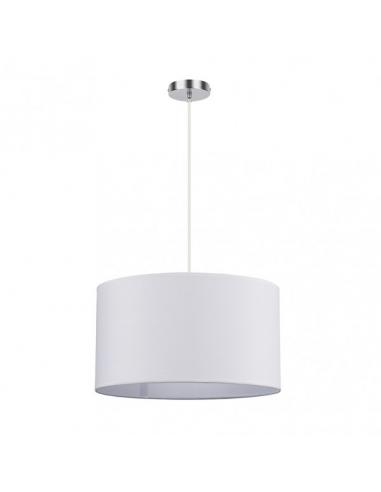 Colgante Chanza 2xe27 Cromo/blanco Regx40x40 Cm