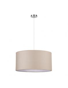 Chanza Pendant 3xe27 Chrome/beige Regx50x50 Cm