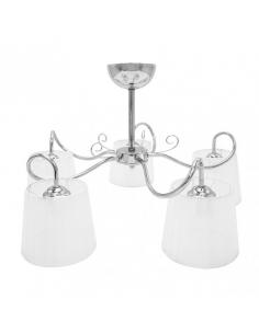 Cuzco 5xe14 Chrome Lamp 37x65x65 Cm