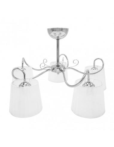 Cuzco 5xe14 Chrome Lamp 37x65x65 Cm