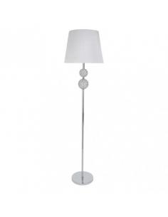 Bogota Living Room Foot 1xe27 Chrome White Screen 160x38x38 Cm