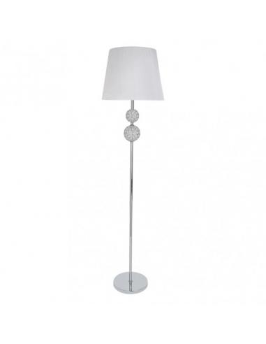 Bogota Living Room Foot 1xe27 Chrome White Screen 160x38x38 Cm