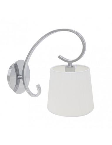 Bogotá Wall Light 1xe14 Chrome White Screen 25x15x28 Cm