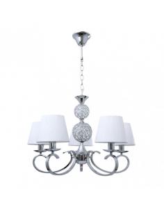 Ordoñez 5xe14 Chrome Lamp White Screen Regx60x60 Cm