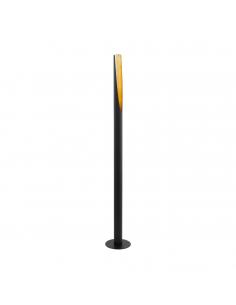 EGLO 97584 - BARBOTTO LED floor lamp in black steel, gold