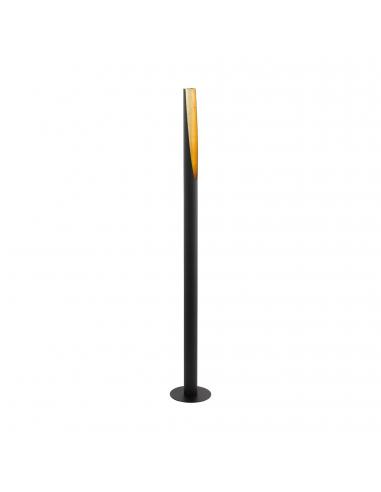 EGLO 97584 - BARBOTTO LED floor lamp in black steel, gold