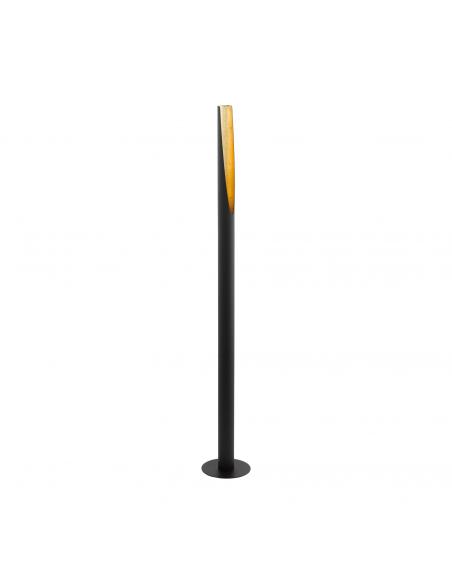 EGLO 97584 - BARBOTTO Lámpara de pie LED en Acero negro, oro