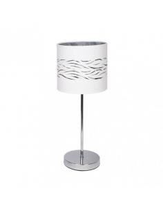 Niebla 1xe14 Table Lamp Chrome/white-silver 43x17x17 Cm