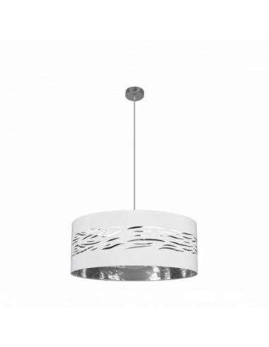 Colgante Niebla 1xe27 Cromo/blanco-plata Regx50x50 Cm