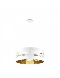 Fog Pendant 1xe27 White/white-gold Regx50x50 Cm