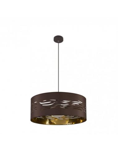 Colgante Niebla 1xe27 Marron/marrón-oro Regx50x50 Cm