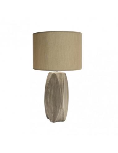 Sobremesa Ceramica Cox 1xe27 Arena Pantalla Beis 54,2x30x30 Cm