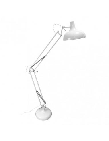 Pie Salon Articulable Malik 1xe27 Blanco 163x30x80 Cm