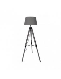 Julen 1xe27 Living Room Foot Wood Grey/Black Regx45x45 Cm