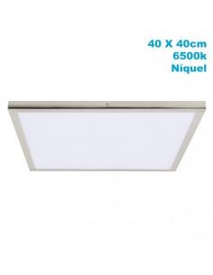 Panel Superf. 36w 6500k Tivoli Nickel 2.5x40x40 Cm 3060 Lm