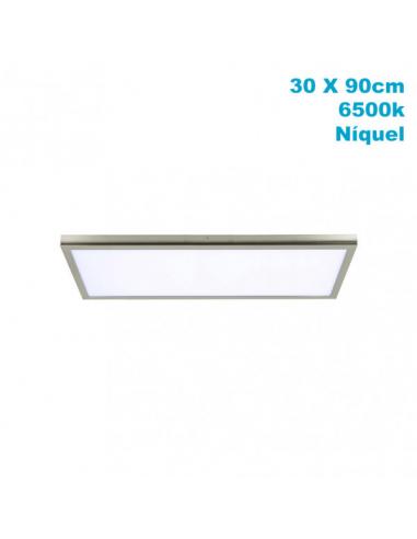 Panel Superf. 72w 6500k Tivoli Niquel 2,5x30x90 Cm 6120 Lm