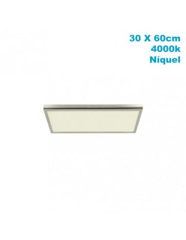 Panel Superf. 36w 4000k Tivoli Niquel 2,5x30x60 Cm 3060 Lm