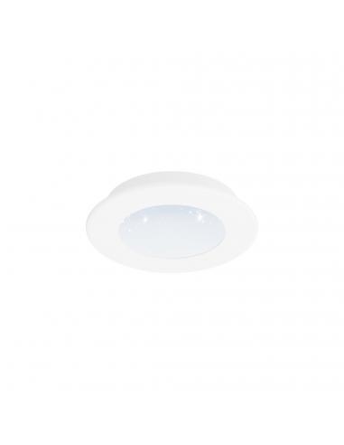 EGLO 97591 - FIOBBO LED Recessed Lamp in White Steel and Acrylic with glass effect