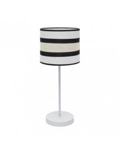 Small Desktop Lamp. Karla 1xe14 White/beige 42x17x17 Cm