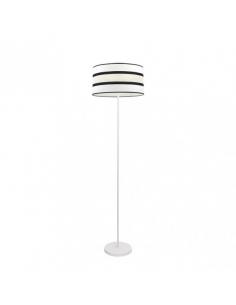 Karla 1xe27 White/beige Floor Lamp 149x40x40 Cm