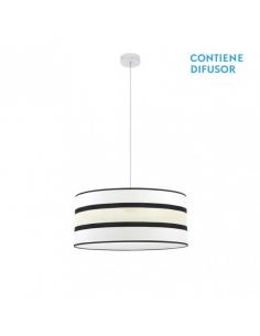 Karla Pendant 2xe27 White/beige Regx50x50 Cm