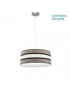 Karla 2xe27 Topo/beige Regx50x50 cm pendant