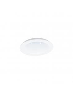 EGLO 97593 - FIOBBO Lámpara Empotrable LED en Acero blanco y Acrílico con efecto de cristal