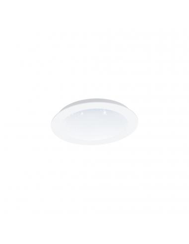 EGLO 97593 - FIOBBO Lámpara Empotrable LED en Acero blanco y Acrílico con efecto de cristal