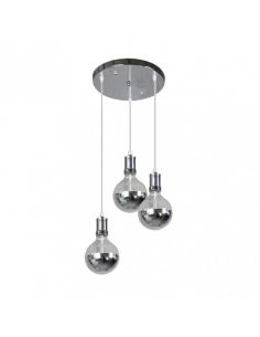 Gala Lamp 3xe27 Chrome/Chrome Bulbs Included 24w 2700k 2100lm Regx36x36 Cm