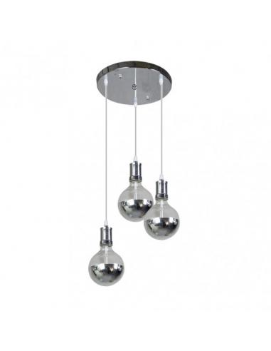 Gala Lamp 3xe27 Chrome/Chrome Bulbs Included 24w 2700k 2100lm Regx36x36 Cm