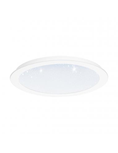 EGLO 97594 - FIOBBO LED Recessed Lamp in White Steel and Acrylic with glass effect