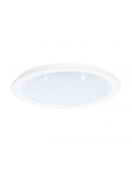 EGLO 97594 - FIOBBO LED Recessed Lamp in White Steel and Acrylic with glass effect