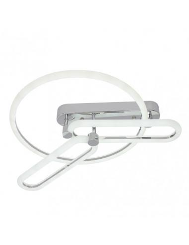 Ceiling Light 78w 3000k, 4000k, 6500k Chrome Adhara 8x53x43cm 10530 Lm Adjustable, Memory and C. Remote