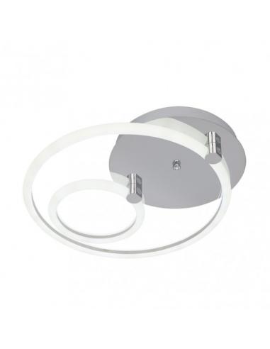 Alya 37w 3000k, 4000k, 6500k Chrome Ceiling Light 9x44x40cm 4995 Lm Adjustable, Memory and C. Remote