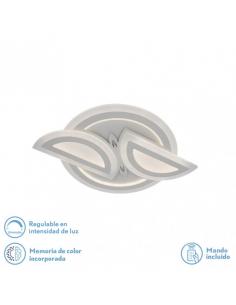 Ceiling light 120w 3000k, 4000k, 6500k White Alhena 5x56x40cm 16200Lm Adjustable, Memory and C. Remote