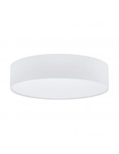 EGLO 97611 - PASTERI Fabric Ceiling Light in White Steel and Textile