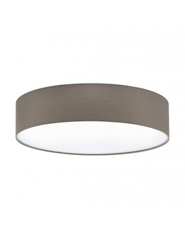 EGLO 97612 - PASTERI Fabric Ceiling Light in White Steel and Textile