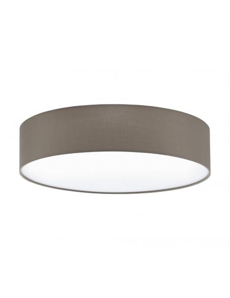 EGLO 97612 - PASTERI Fabric Ceiling Light in White Steel and Textile