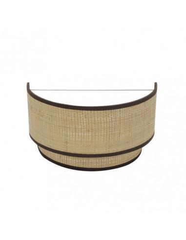 Roque 1xe27 Natural/brown wall lamp 17x30x15 cm