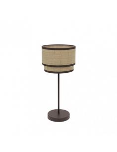 Roque Table Light 1xe14 Natural/brown 41x18x18 Cm