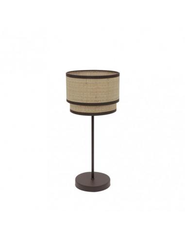 Roque Table Light 1xe14 Natural/brown 41x18x18 Cm