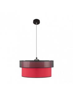Felix Black/Red Pendant 1xe27 Regx50x50 Cm