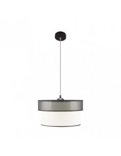 Felix Black/white Pendant 1xe27 Regx40x40 Cm