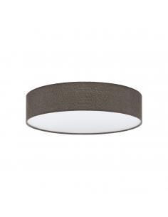 EGLO 97614 - PASTERI Fabric Ceiling Light in White Steel and Textile, Linen