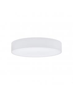 EGLO 97615 - PASTERI Fabric Ceiling Light in White Steel and Textile