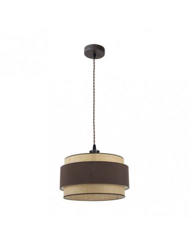 Kandy Pendant 1xe27 Natural/brown Regx40x40 Cm